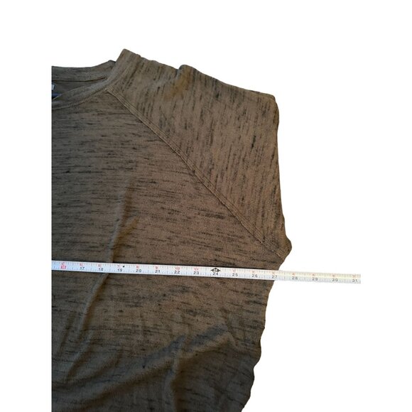 Aerie green and black heathered lounge crewneck sweater loose fit Woman's L | g2 - Picture 8 of 9